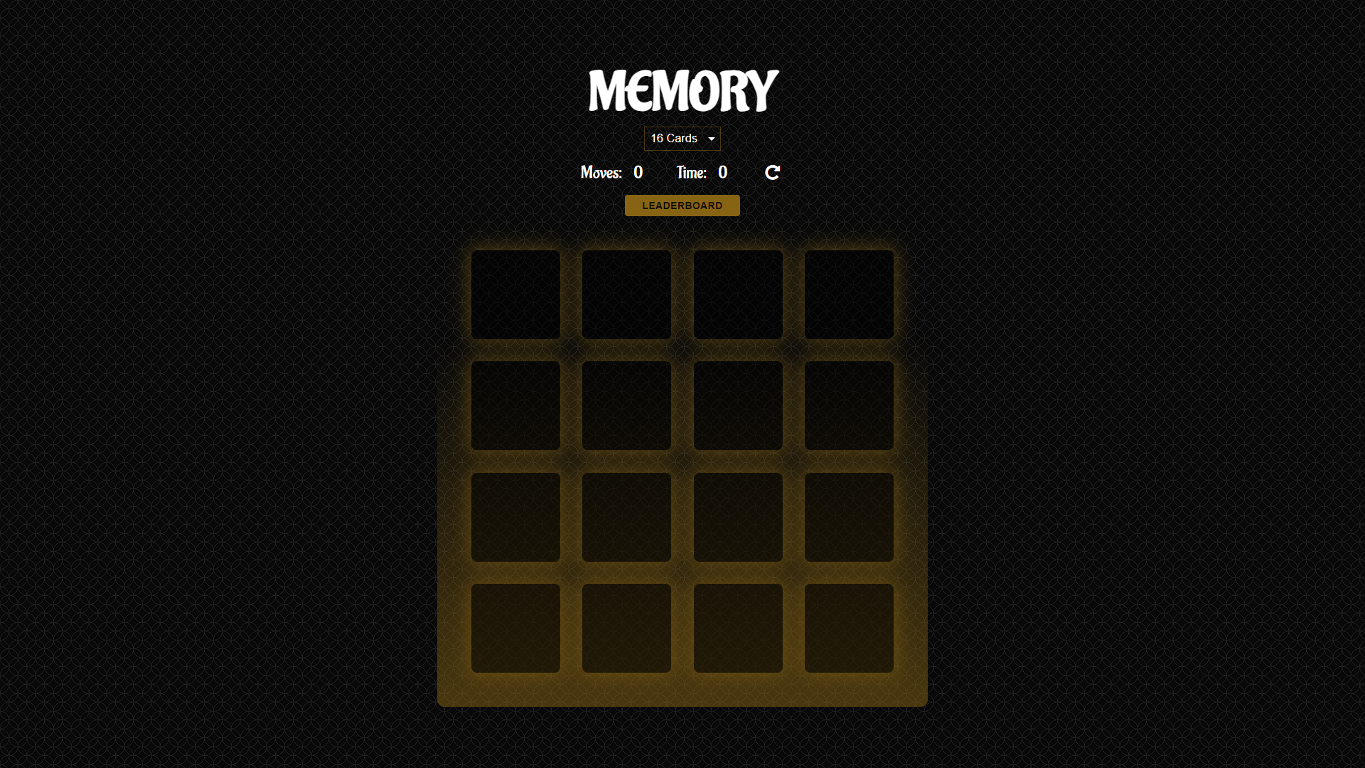 Memory Game Web App